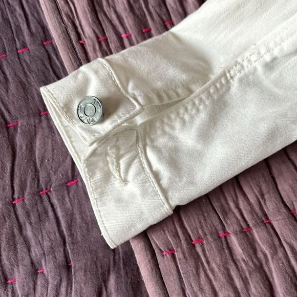 🤍KUT White Stretch Denim Jacket - Picture 5 of 8